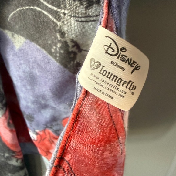 Disney Loungefly The Little Mermaid Characters Print Oblong Scarf, 72x44 (NWT) - Picture 8 of 14